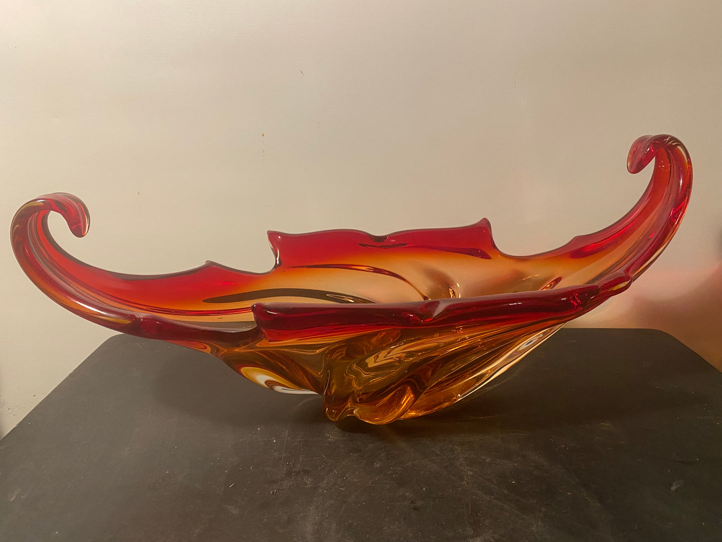 Coupe de verre soufflé Murano 1960- 1970