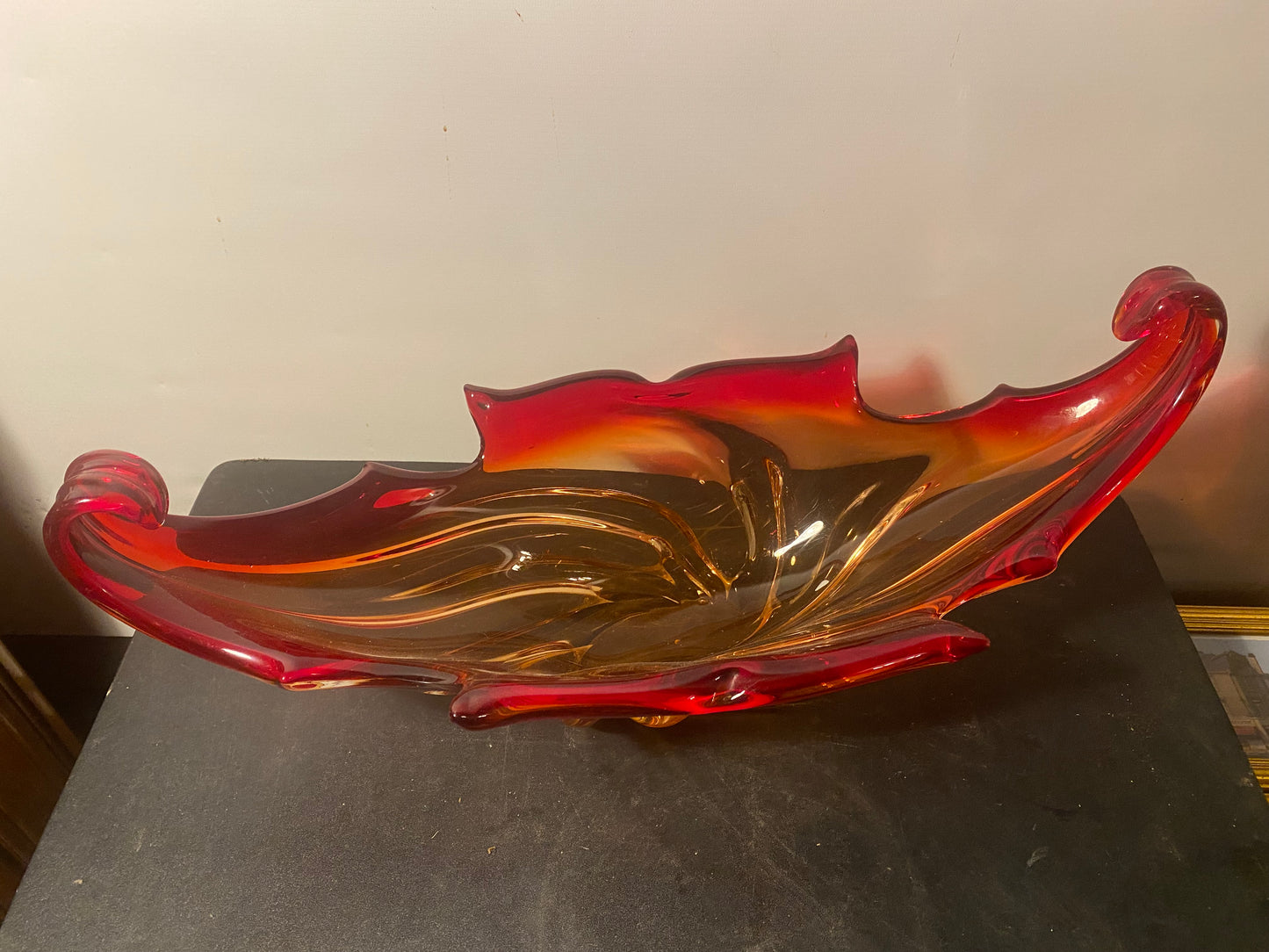 Coupe de verre soufflé Murano 1960- 1970