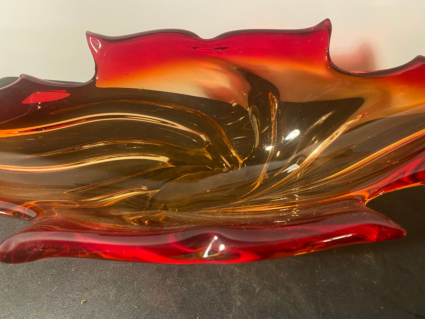 Coupe de verre soufflé Murano 1960- 1970