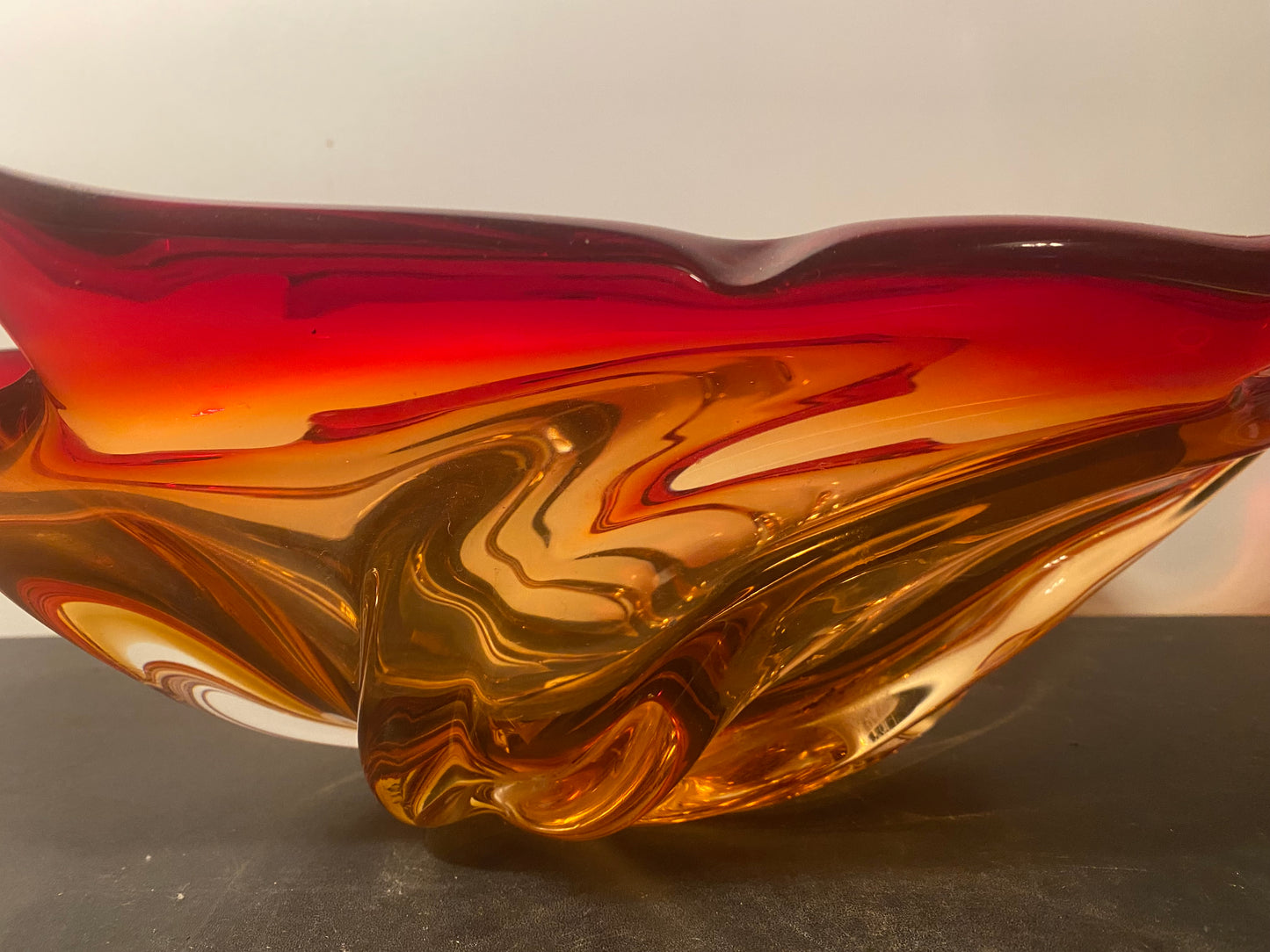 Coupe de verre soufflé Murano 1960- 1970