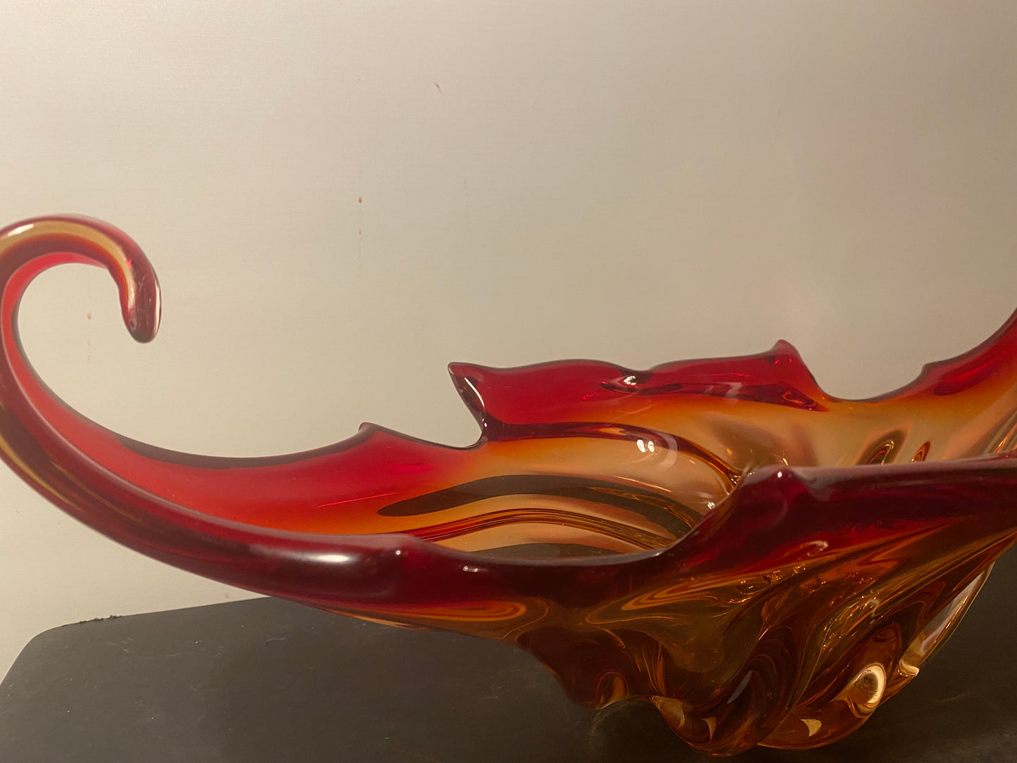 Coupe de verre soufflé Murano 1960- 1970