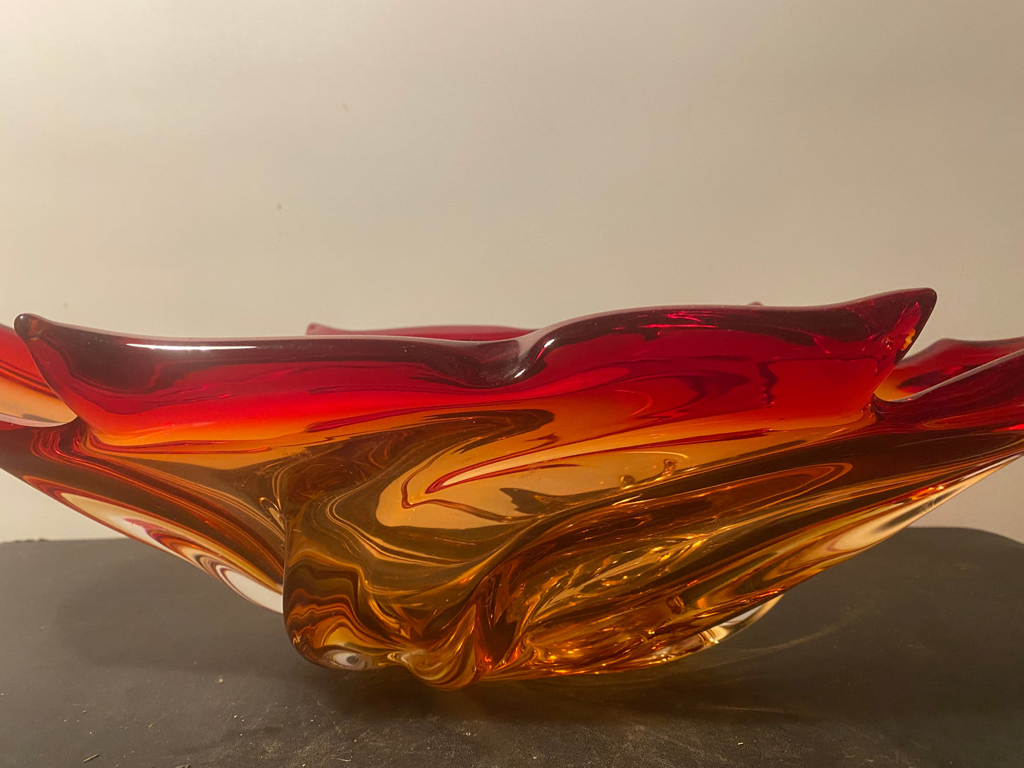 Coupe de verre soufflé Murano 1960- 1970