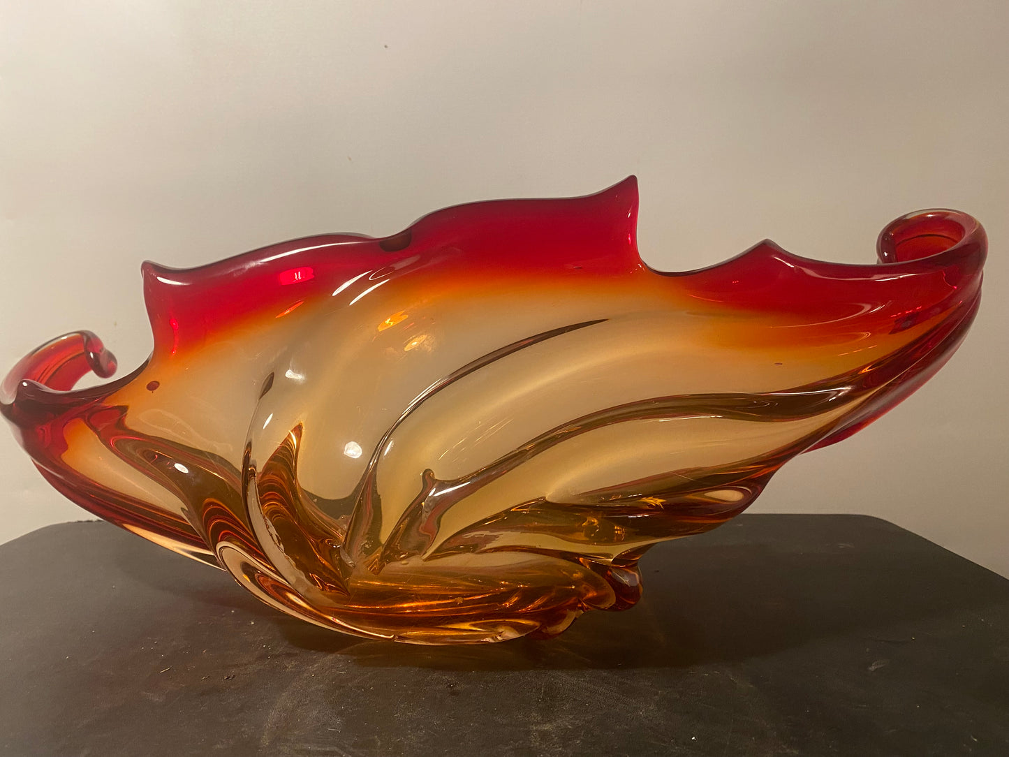 Coupe de verre soufflé Murano 1960- 1970