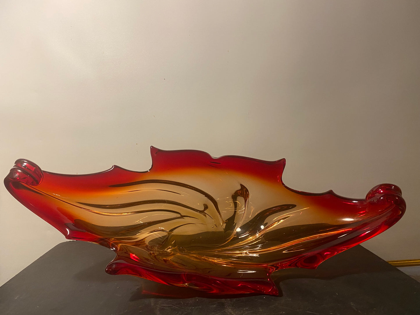 Coupe de verre soufflé Murano 1960- 1970