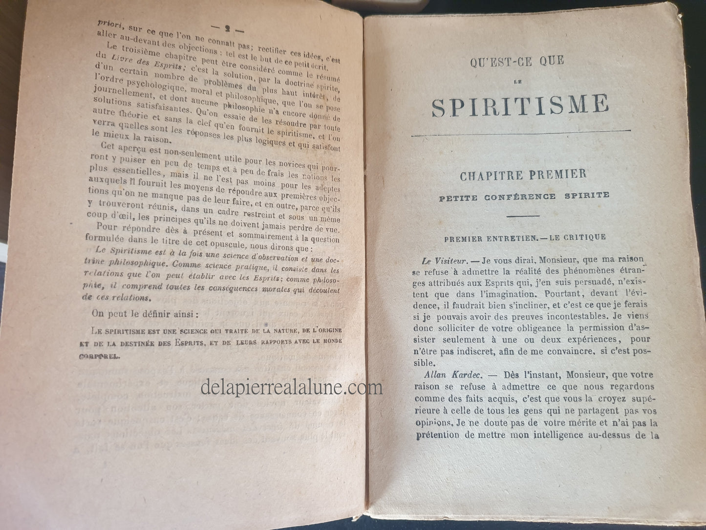 Qu 'Est Ce Que Le Spiritisme - Allan Kardec  - Livre -Revue spirite- (Parapsychologie -new- livre-)